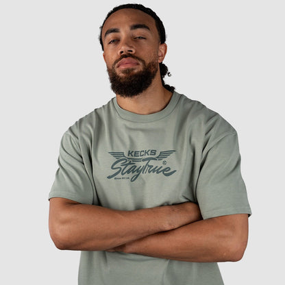 Stay True Heavyweight T-Shirt – Sage