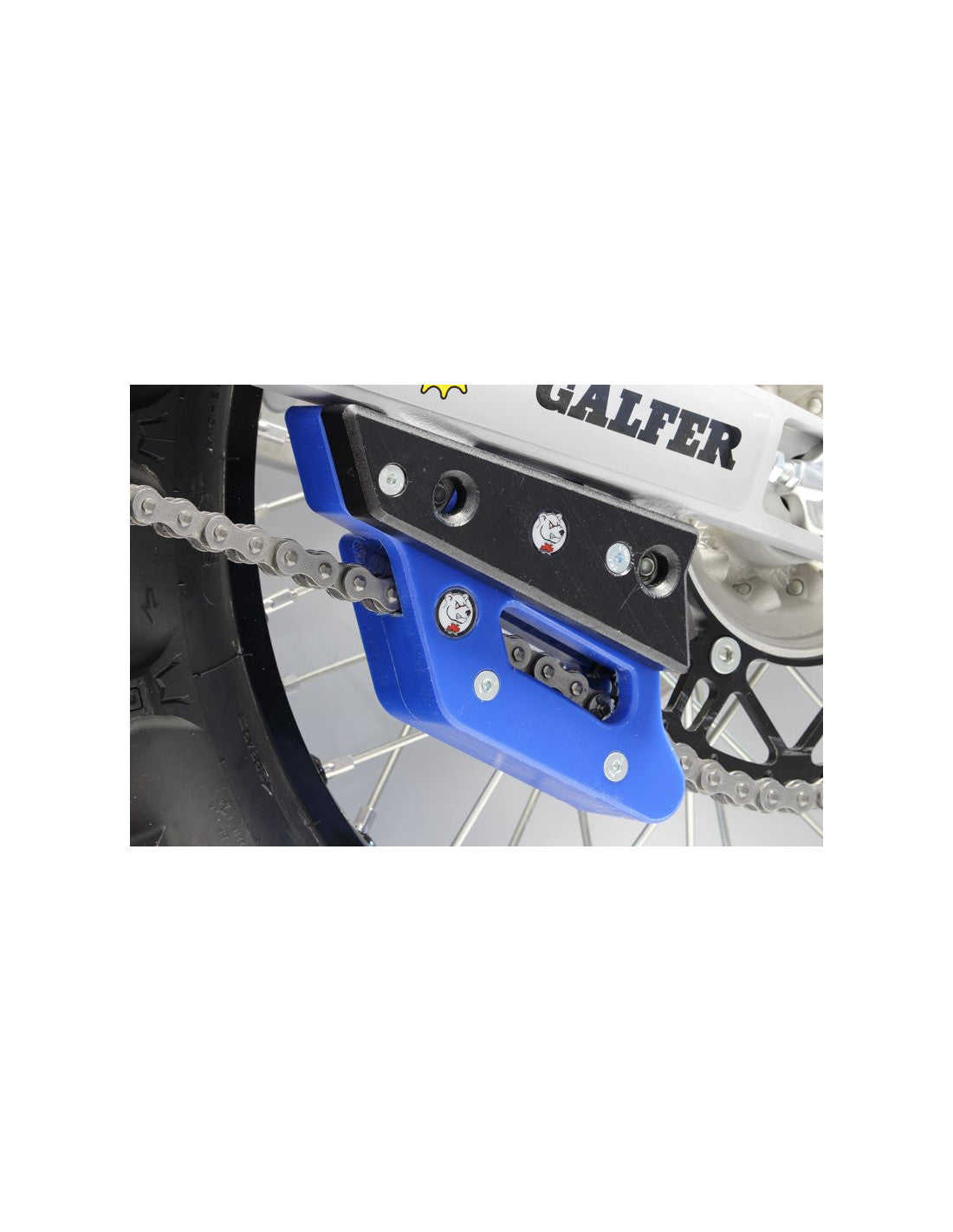 Swing arm guard for KTM / GASGAS / HUSQVARNA / SHERCO AXP CHAIN GUIDES - Black
