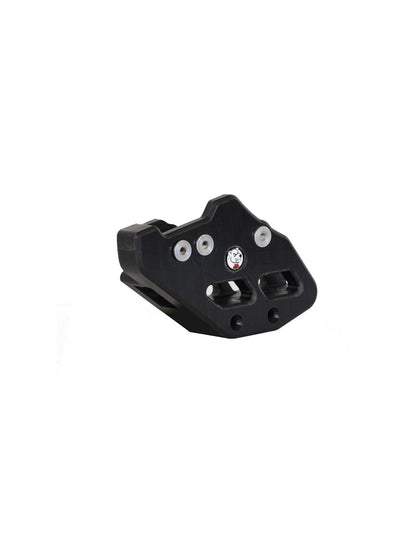 Guide chaine noir en plastique UHMW pour TM Racing