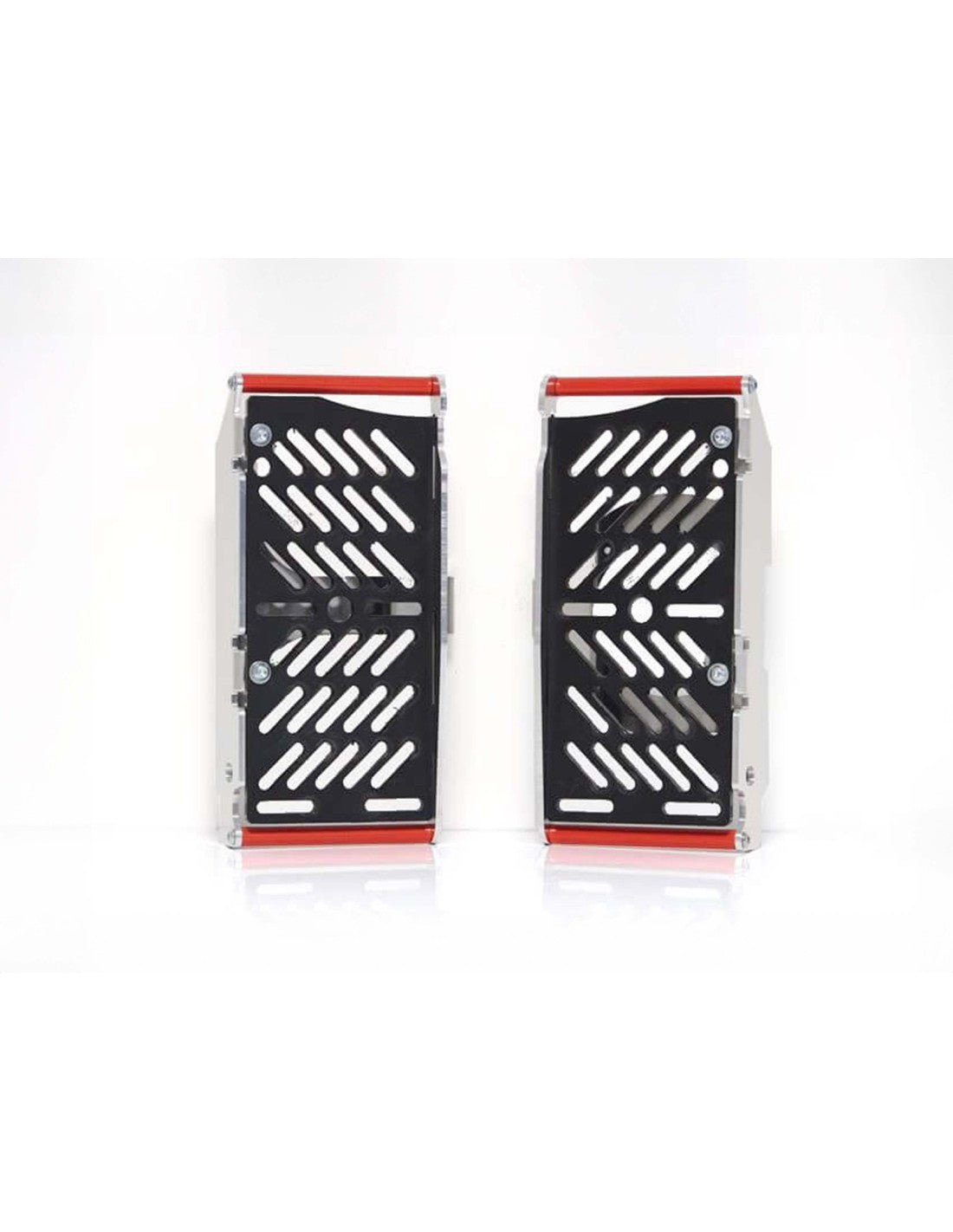 Protections de radiateurs en aluminium avec entretoises rouges pour Beta 350RR / 390RR / 430RR / 480RR Racing
