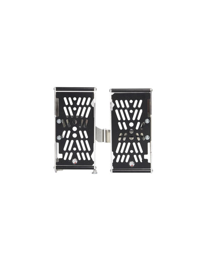 Protections de radiateurs en aluminium avec plaques de protection en plastique PEHD pour Sherco SE250R / SE300R