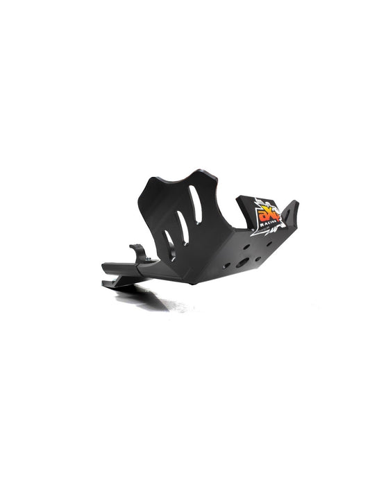 Sabot noir en plastique PEHD avec protection de biellette pour GasGas - KTM - Husqvarna enduro 2T