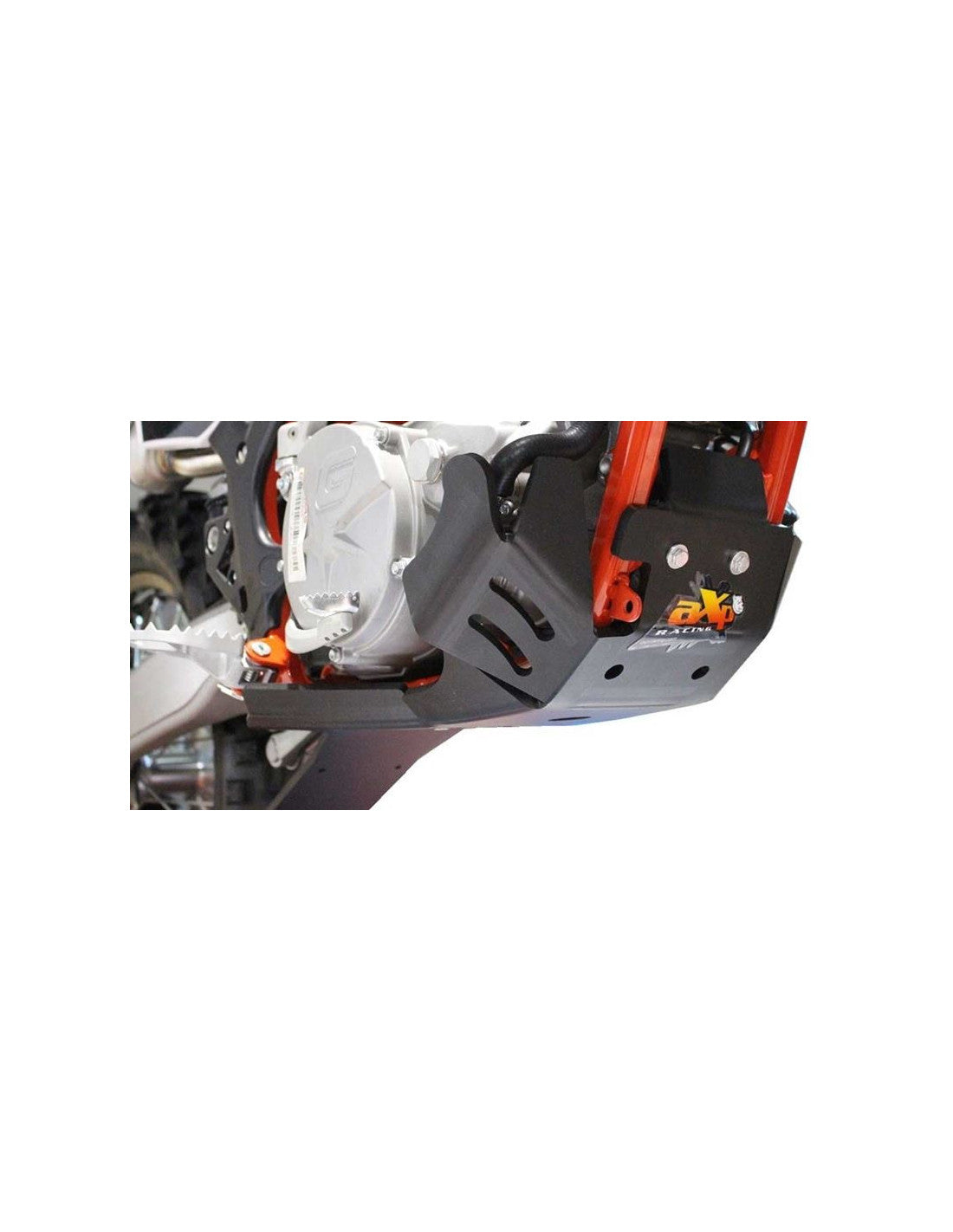 Sabot noir en plastique PEHD avec protection de biellette pour GasGas Enduro 2T
