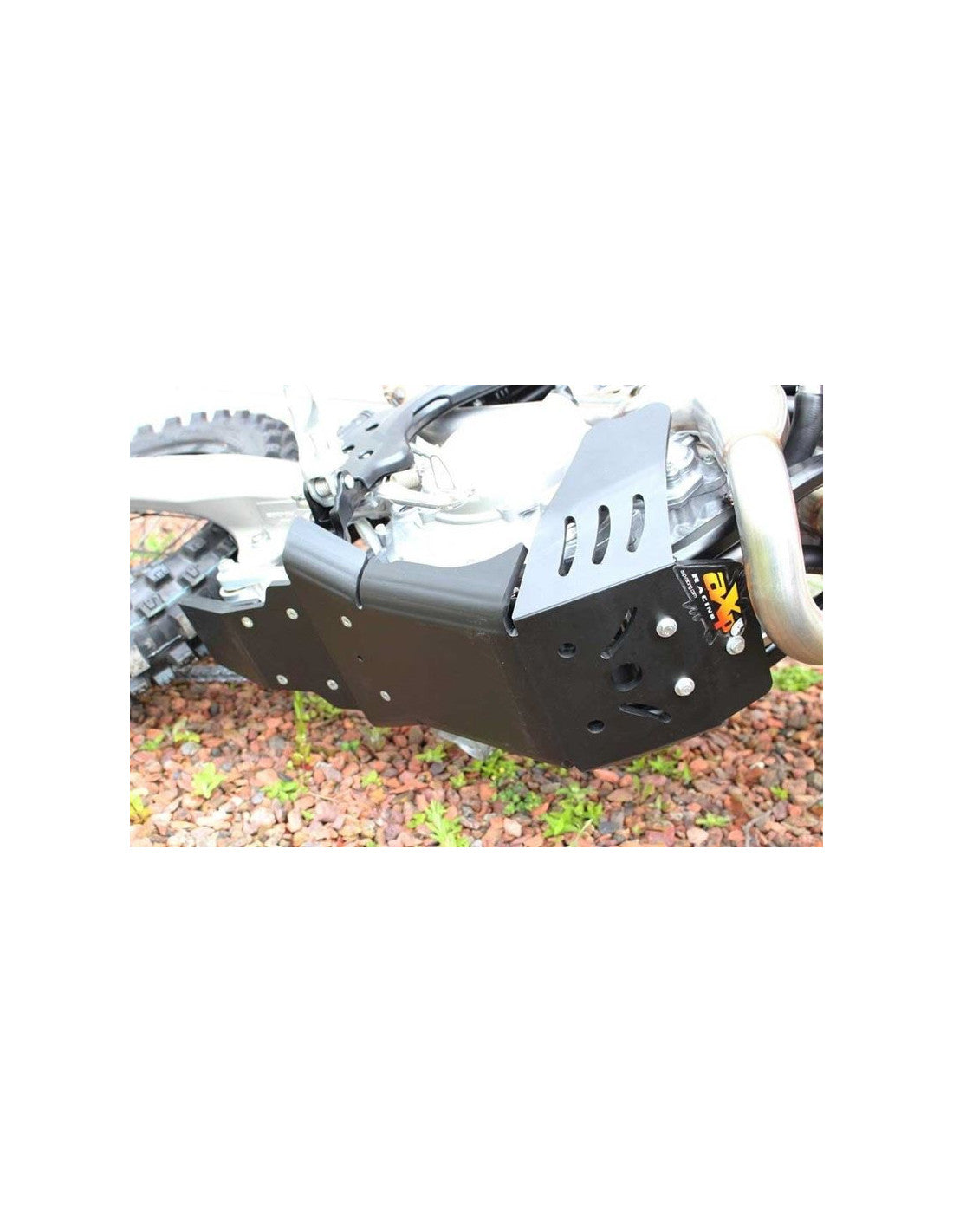 Sabot noir en plastique PEHD avec protection de biellette pour KTM - Husqvarna 450 / 501