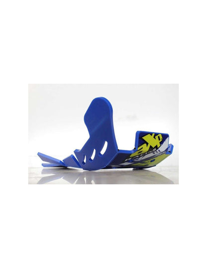 Sabot bleu en plastique PEHD avec protection de biellette pour Sherco 250 - 300SEFR