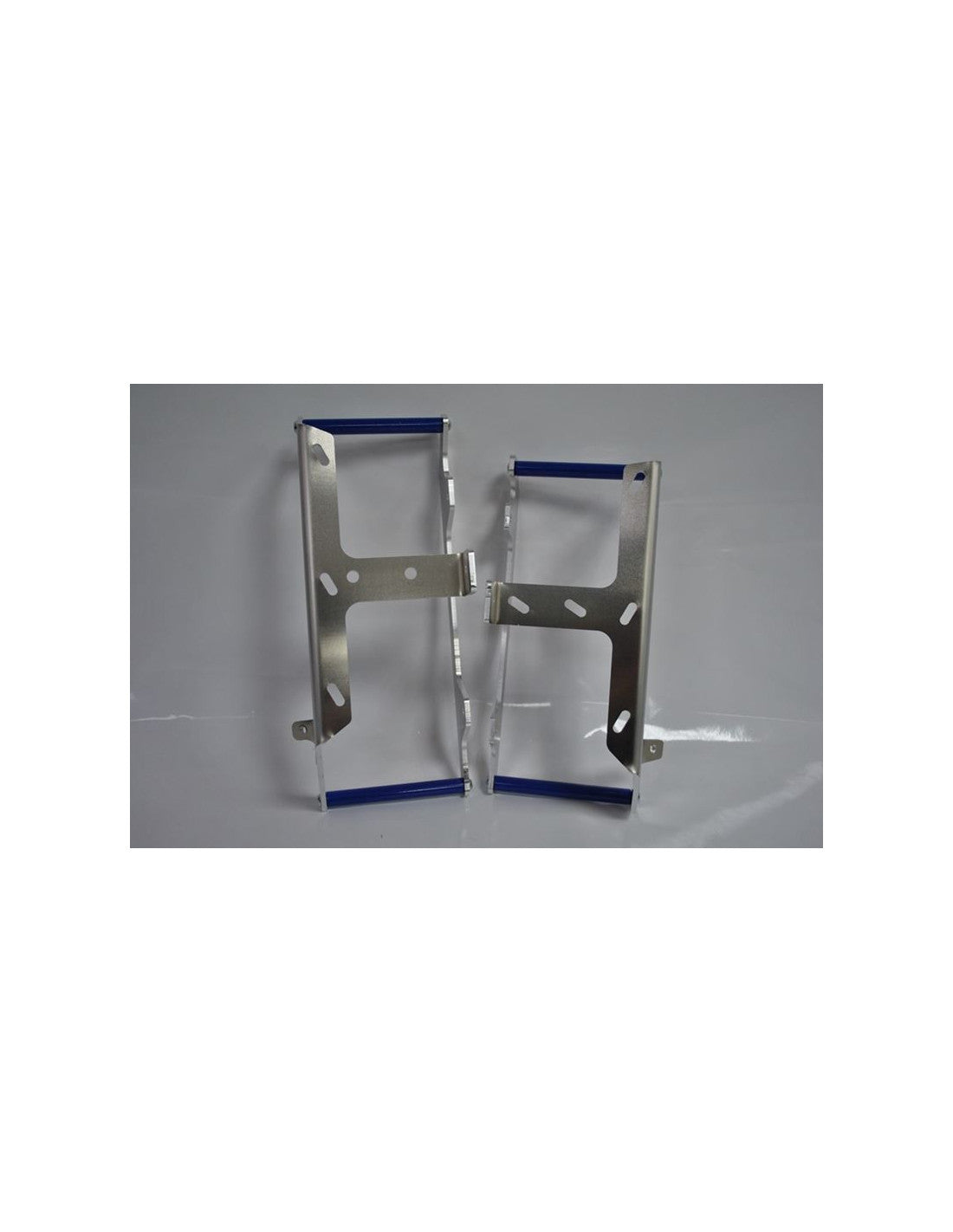 Protections de radiateurs en aluminium avec entretoises bleues pour Yamaha YZ125